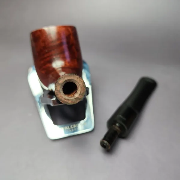 Roma Smooth Saddle Billiard Estate Briar Pipe, Unsmoked - Image 11