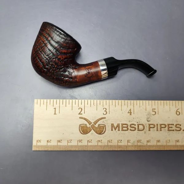 Morgan BlackJack 20 Sandblasted Dublin Briar Pipe, New - Image 11