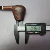 Proxima by Piero Vitale Brown Sandblasted Brandy Briar Pipe, New - Image 11