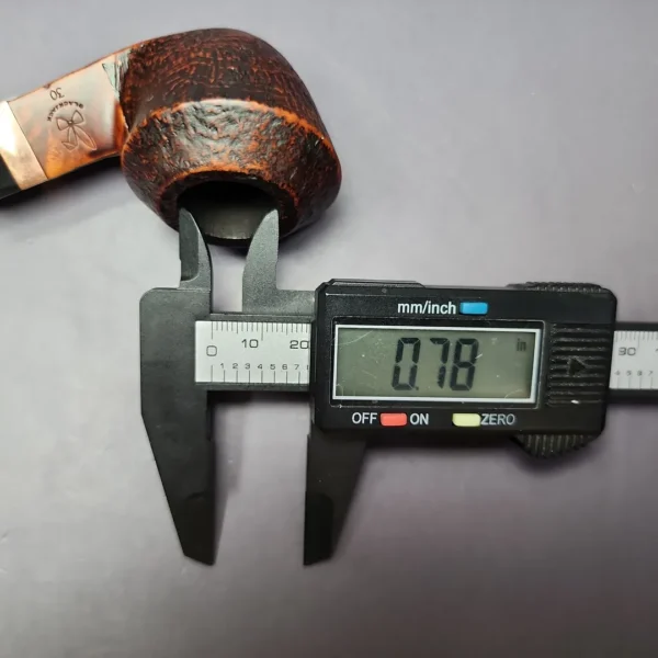 Morgan BlackJack 30 Sandblasted Bulldog Briar Pipe, New - Image 11