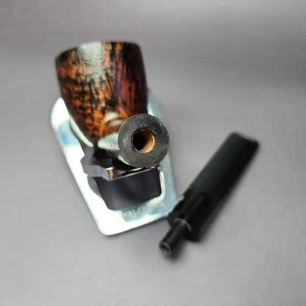 Sean Reum Glacier "Eggshell" Sandblast Dublin Handmade Briar Pipe, New - Image 11