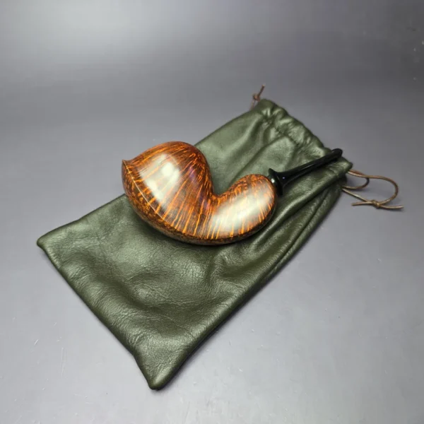 Geiger Contrast Draconian Belly Flop Estate Briar Pipe, Unsmoked - Image 11