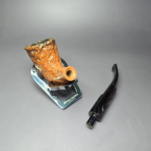 Caminetto Business 156 KS Rusticated Dublin Estate Briar Pipe, Italian Estates - Image 11