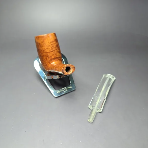Savinelli De Luxe Milano 130 KS Smooth Stack Estate Briar Pipe, Unsmoked - Image 11