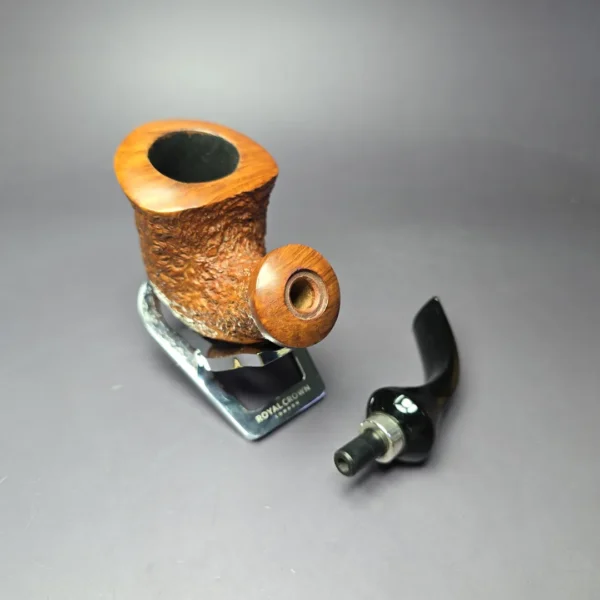 Ardor Urano XL Rusticated Dublin w/ Silver Estate Briar Pipe, Italian Estates - Image 11