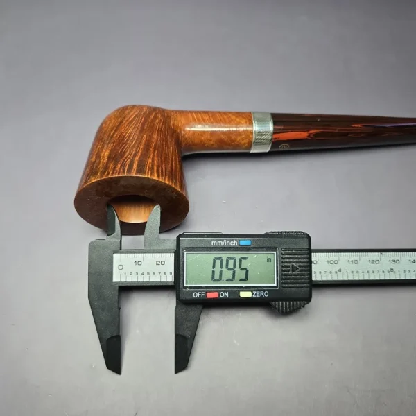James Upshall Old England Magnum Dublin w/ Les Wood Silver Estate Briar Pipe, Unsmoked - Image 11