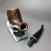 Savinelli Collection 2002 Sandblasted Billiard Estate Briar Pipe, Italian Estates - Image 11