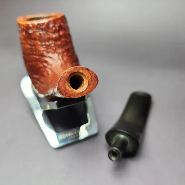 Savinelli Autograph 4 Sandblasted Freehand Estate Briar Pipe, Italian Estates - Image 11
