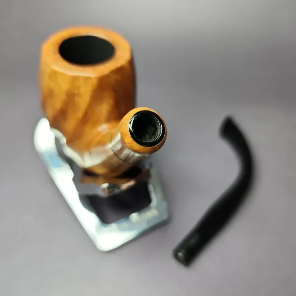 Castello "Castello" 4K Spiral Carved Egg Estate Briar Pipe, Italian Estates - Image 11