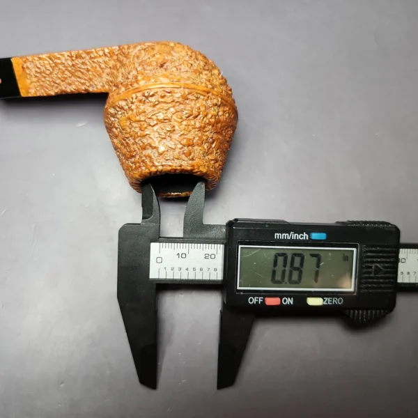 Ser Jacopo R2 Rusticated Bulldog Estate Briar Pipe, Italian Estates - Image 11