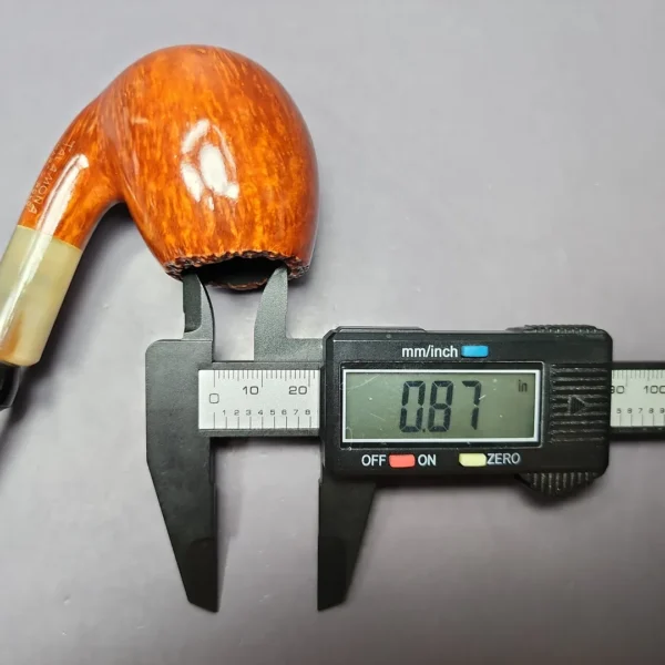 Talamona Marco Polo Smooth Bent Egg Estate Briar Pipe, Italian Estates - Image 11