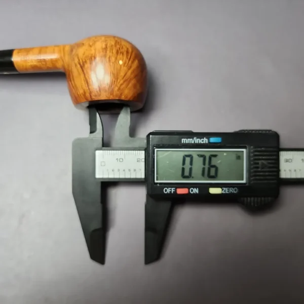Orlik Golden Contrast GC56 Smooth Prince Estate Briar Pipe, English Estates - Image 11