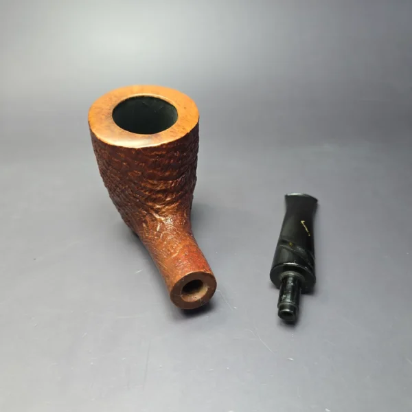 Savinelli Autograph 5 Sandblasted Freehand Estate Briar Pipe, Italian Estates - Image 11