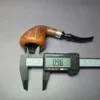 WO Larsen Straight Grain Grade 7 w/ Silver Estate Briar Pipe, Danish Estates - Image 11
