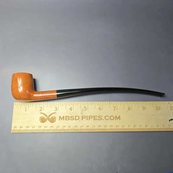 Dunhill 1991 Root Briar 4603 Smooth Churchwarden Estate Briar Pipe, Unsmoked - Image 11