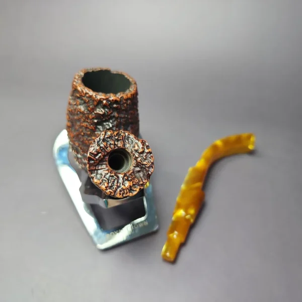 Caminetto Business Rusticated Egg Estate Briar Pipe, Italian Estates - Image 11