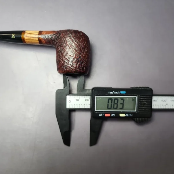 Stanwell Zebrano Sandblasted Apple Estate Briar Pipe, Danish Estates - Image 11