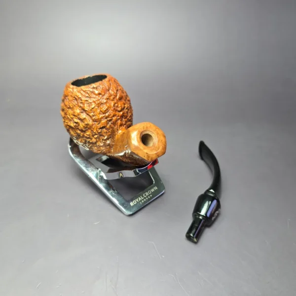 Don Carlos 2 Note Rusticated Brandy Estate Briar Pipe, Italian Estates - Image 11
