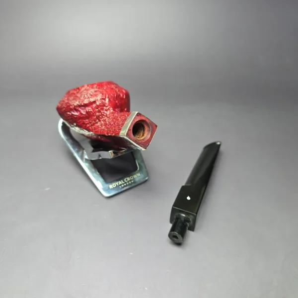 Dunhill 2008 Ruby Bark 5217 Squat Bulldog Estate Briar Pipe, English Estates - Image 11