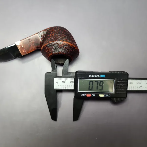 Morgan BlackJack 30 Sandblasted Bulldog Briar Pipe, New - Image 11