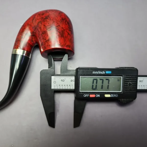 Merchant Service Smooth “Full Bent” Bent Billiard Artisan Briar Pipe, New - Image 11