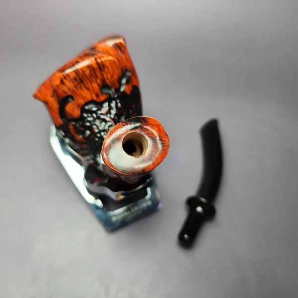 Nording Partially Rusticated Freehand Estate Briar Pipe, Unsmoked - Image 11