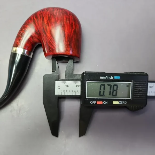 Merchant Service Smooth “Full Bent” Bent Billiard Artisan Briar Pipe, New - Image 11