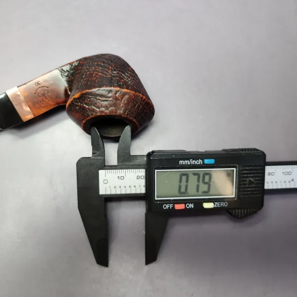 Morgan BlackJack 30 Sandblasted Bulldog Briar Pipe, New - Image 11