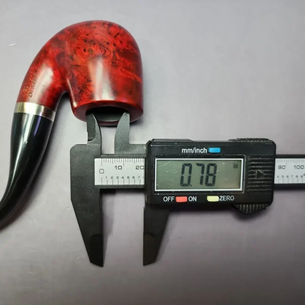 Merchant Service Smooth “Full Bent” Bent Billiard Artisan Briar Pipe, New - Image 11