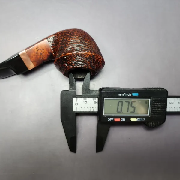 Morgan BlackJack 30 Sandblasted Bulldog Briar Pipe, New - Image 11