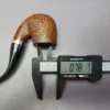 Merchant Service Sandblasted “Full Bent” Bent Billiard Artisan Briar Pipe, New - Image 11