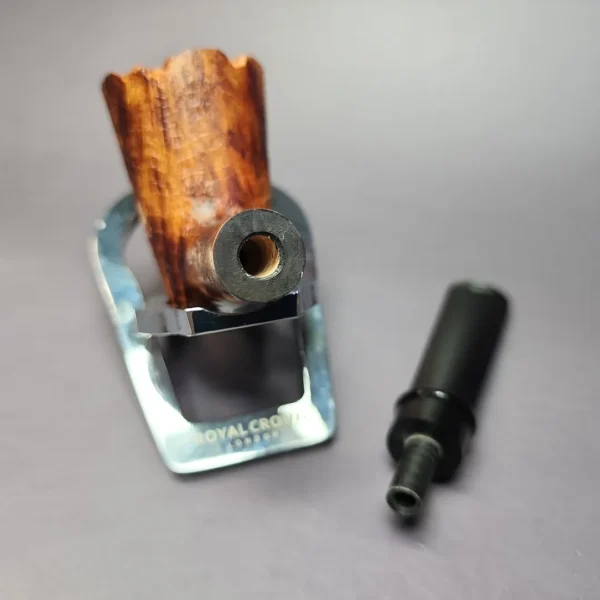 Sean Reum Contrast Sandblasted Dublin Briar Pipe, New - Image 12