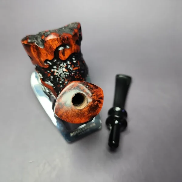 Nording Partially Rusticated Freehand Estate Briar Pipe, Unsmoked - Image 12