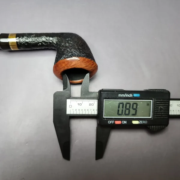 Brebbia Gemma 882 Sandblasted Rhodesian Estate Briar Pipe, Italian Estates - Image 12