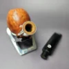 Il Ceppo Smooth Apple w/ Silver Estate Briar Pipe, Italian Estates - Image 12