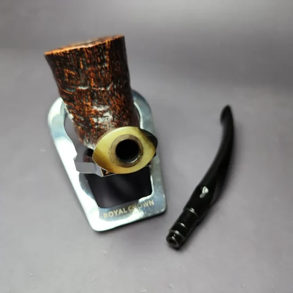 Savinelli Nonpareil 9004 Sandblasted Dublin Estate Briar Pipe, Italian Estates - Image 12