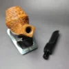 Ser Jacopo R2 Rusticated Bulldog Estate Briar Pipe, Italian Estates - Image 12