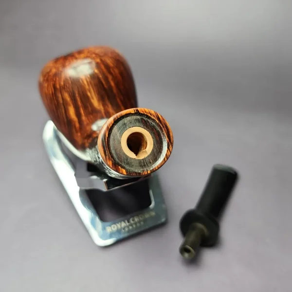 Gregor Lobnik 4 Star Partially Sandblasted Acorn Estate Briar Pipe, Unsmoked - Image 12