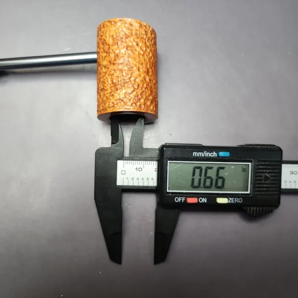 Nording Compass Rusticated Poker Estate Briar Pipe, Unsmoked - Image 12