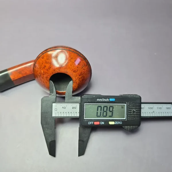 S. Bang (Per Hansen) XL Smooth Squat Bulldog Estate Briar Pipe, Unsmoked - Image 12