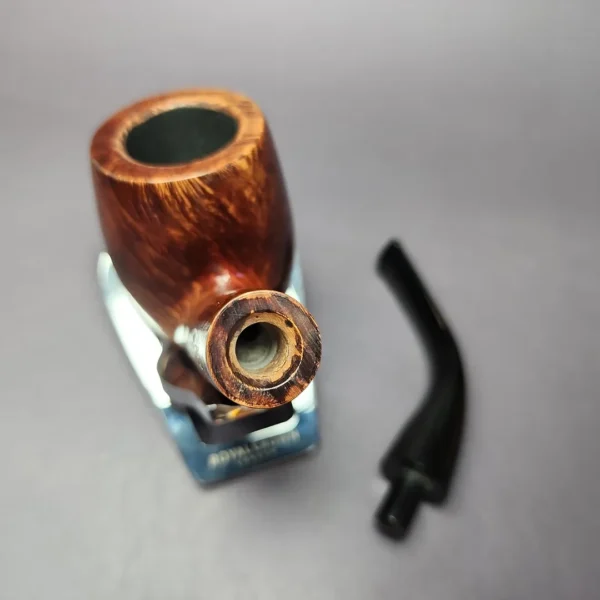 Mountbatten by Charatan 802 Smooth XL Bent Billiard Estate Briar Pipe, English Estates - Image 12