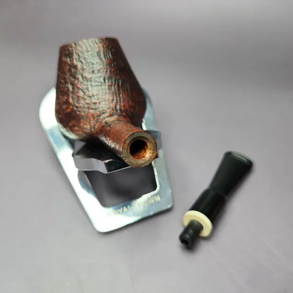Proxima by Piero Vitale Brown Sandblasted Brandy Briar Pipe, New - Image 12