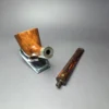 James Upshall Old England Magnum Dublin w/ Les Wood Silver Estate Briar Pipe, Unsmoked - Image 12