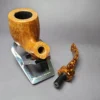 Mastro de Paja 3B Smooth Pot Sitter Estate Briar Pipe, Italian Estates - Image 13