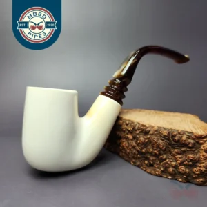 Unknown Meerschaum Smooth Oom Paul Block Meerschaum Estate Pipe, Other Estates