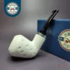 MBSD Meerschaum Silver Lattice Stack Dublin Block Meerschaum Pipe, New