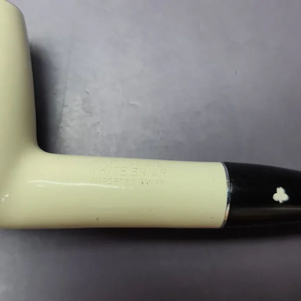 Kaywoodie White Briar 07 Smooth Billiard Estate Briar Pipe, American Estates - Image 2