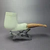 MBSD Meerschaum Silver Reverse Calabash Brandy Block Meerschaum Pipe, New - Image 2