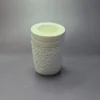 MBSD Meerschaum Silver Rustic Reverse Calabash Poker Block Meerschaum Pipe, New - Image 3