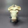 MBSD Meerschaum Deluxe Bull Carved Block Meerschaum Pipe, New - Image 5